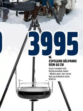 Obs Bygg Espegard Balpanne Rein 60 cm tilbud