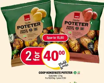 Coop Extra Cook Kokefaste Poteter tilbud
