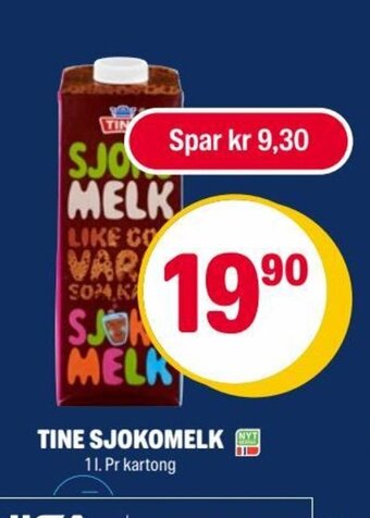 Coop Extra Tine Sjokomelk tilbud