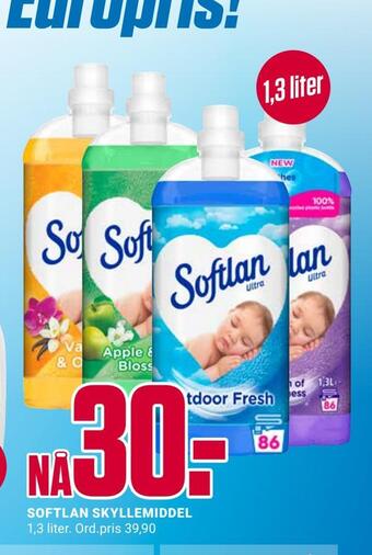 Europris Softlan skyllemiddel tilbud