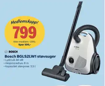 Coop Obs Bosch støvsuger tilbud