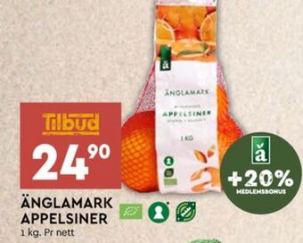 Coop Mega Änglamark appelsiner tilbud