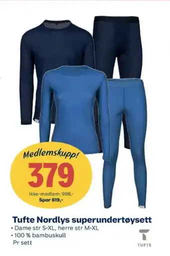Coop Extra Tufte undertøy tilbud