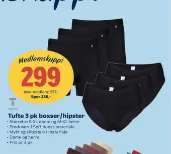 Coop Obs Tufte boxer tilbud