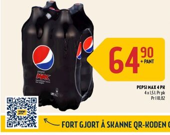 Coop Prix Pepsi max brus tilbud