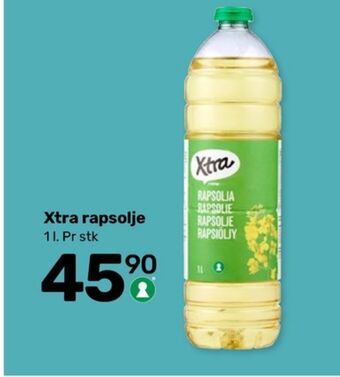 Coop Marked Xtra rapsolje tilbud