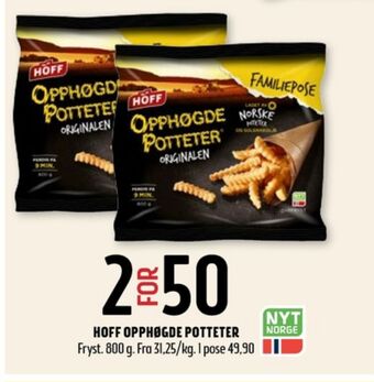 Coop Prix Hoff potetprodukter tilbud
