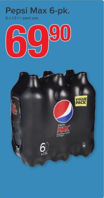 Eurospar Pepsi max brus tilbud