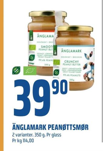 Coop Obs Änglamark peanøttsmør tilbud