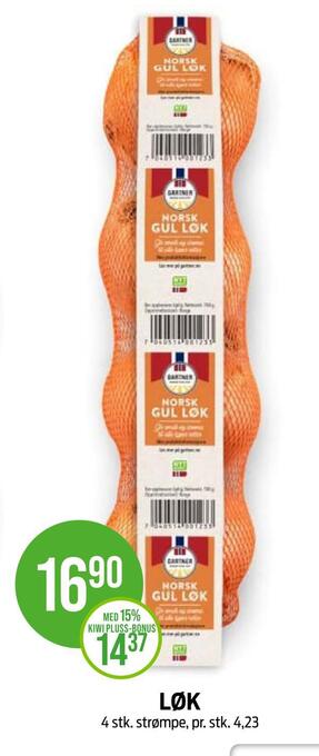 Kiwi Løk tilbud
