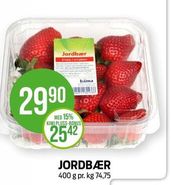 Kiwi Jordbær tilbud