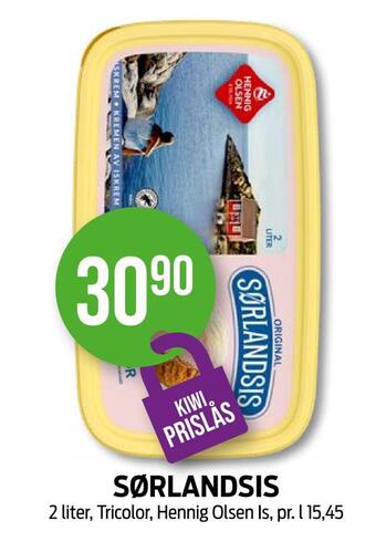 Kiwi Sørlandsis tilbud