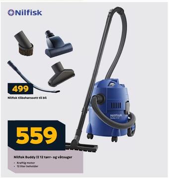 Megaflis Nilfisk buddy ii 12 tørr- og våtsuger tilbud