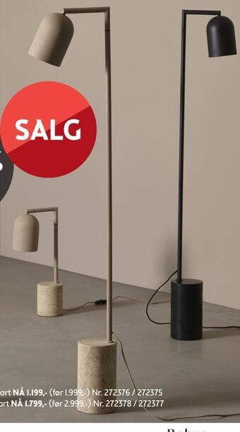 Bohus Ervi gulvlampe tilbud