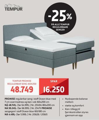 Bohus Promise regulerbar seng tilbud