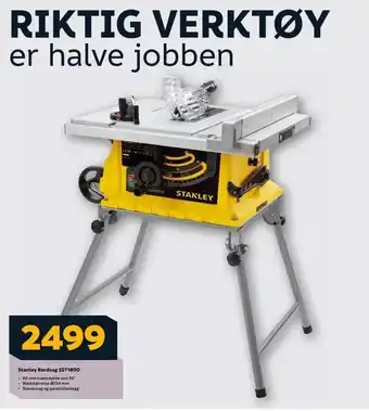 Megaflis Stanley bordsag sst1800 tilbud