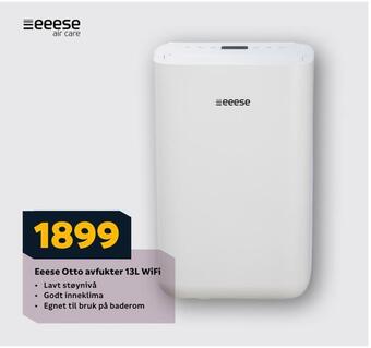 Megaflis Eeese otto avfukter 13l wifi tilbud