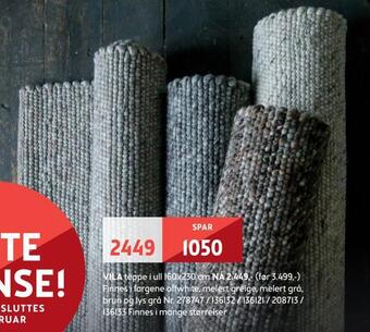 Bohus Vila teppe tilbud