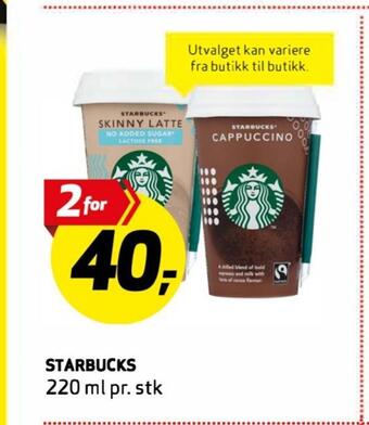 Bunnpris Starbucks tilbud