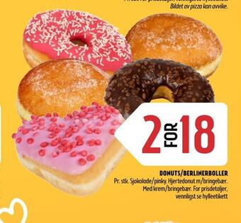 Coop Prix Donuts/berlinerboller tilbud