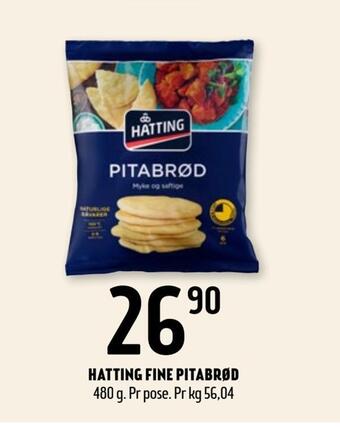 Coop Prix Hatting fine pitabrød tilbud