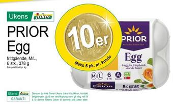 Joker Prior egg tilbud