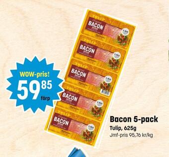 Eurocash Bacon 5-pack tilbud