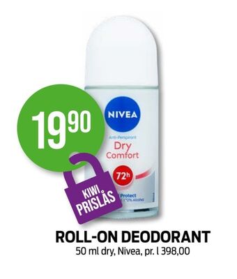 Kiwi Nivea roll-on tilbud