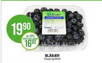 Kiwi Bama blåbær tilbud