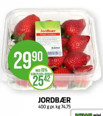Kiwi Bama jordbær tilbud