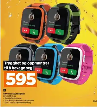 POWER Smartklokke For Barn XPLXG03NOGN tilbud