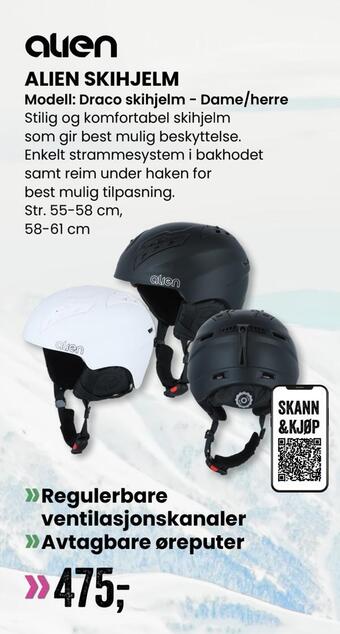 Sport Outlet Alien skihjelm tilbud