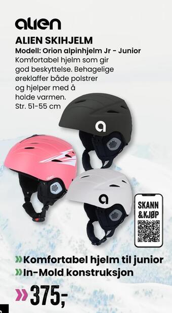 Sport Outlet Alien skihjelm tilbud
