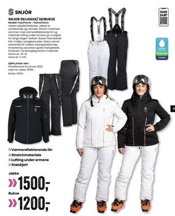 Sport Outlet Snjor skijakke/ skibukse tilbud