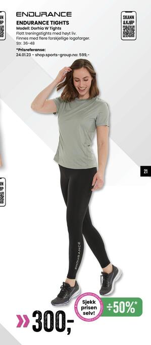 Sport Outlet Endurance tights tilbud