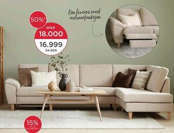 Møbelringen Passion modulsofa tilbud