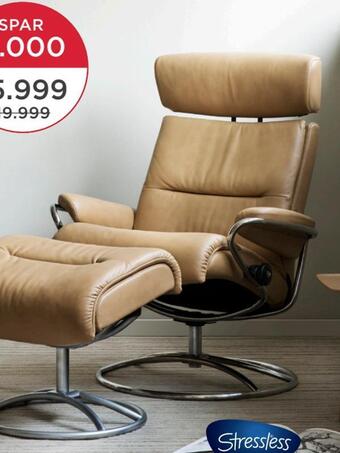 Møbelringen Stressless® tokyo original hvilestol tilbud