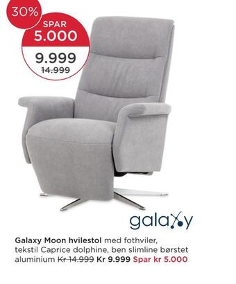 Møbelringen Galaxy moon hvilestol tilbud