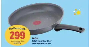 Coop Obs Tefal healthy chef stekepanne 28 cm tilbud