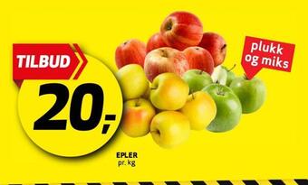 Bunnpris Epler tilbud