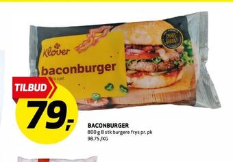 Bunnpris Bacon burger tilbud