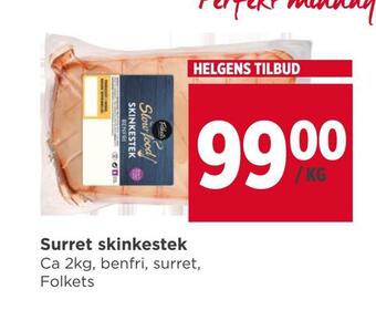 Meny Surret skinkestek tilbud