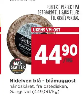 Meny Nidelven blå - blåmuggost tilbud