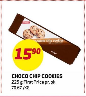 Bunnpris Choco chip cookies tilbud
