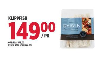 Jacobs Klippfisk tilbud