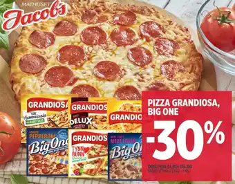 Jacobs Pizza Grandiosa, Big One tilbud