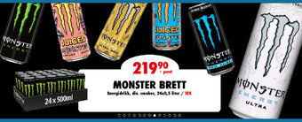 Nordby Supermarket Monster Brett tilbud