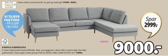 JYSK Aarhus Hjørnesofa tilbud
