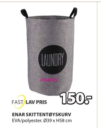 JYSK Enar Skittentøyskurv tilbud