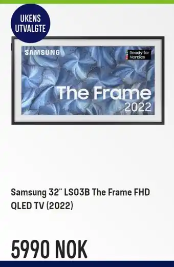 Elkjøp Samsung 32" LS03B The Frame Fhd Qled Tv tilbud
